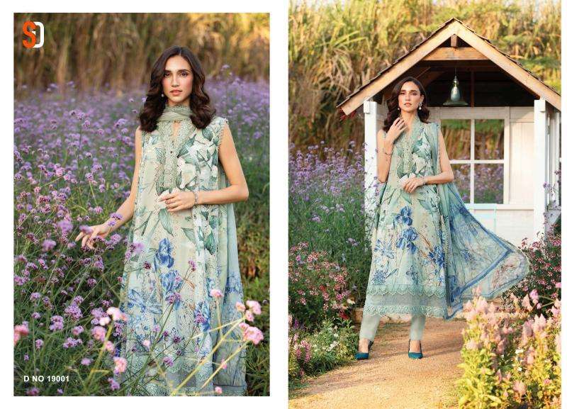 Sharaddha designer maria b.vol 19 Wholesale dress material suppliers