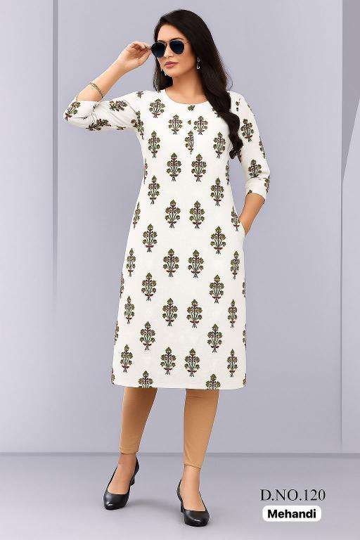 Shorya white straight rayon printed indian embroidered kurti tunic dresses