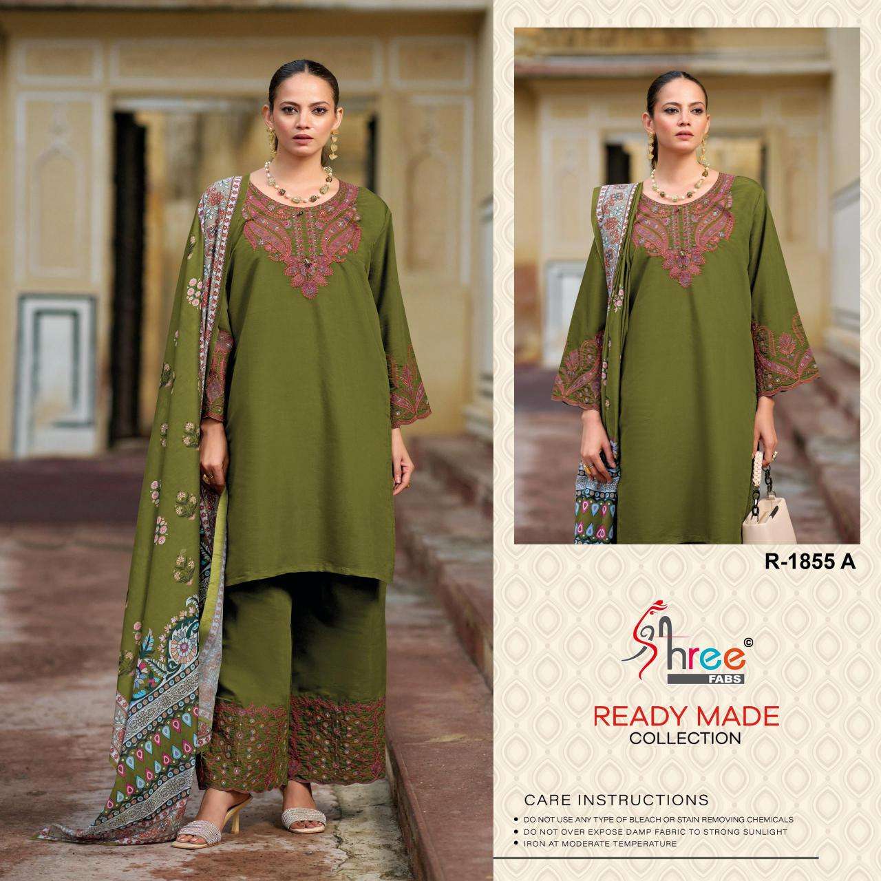 Shree fab d.no-1855 Indian Salwar Kameez Wholesale
