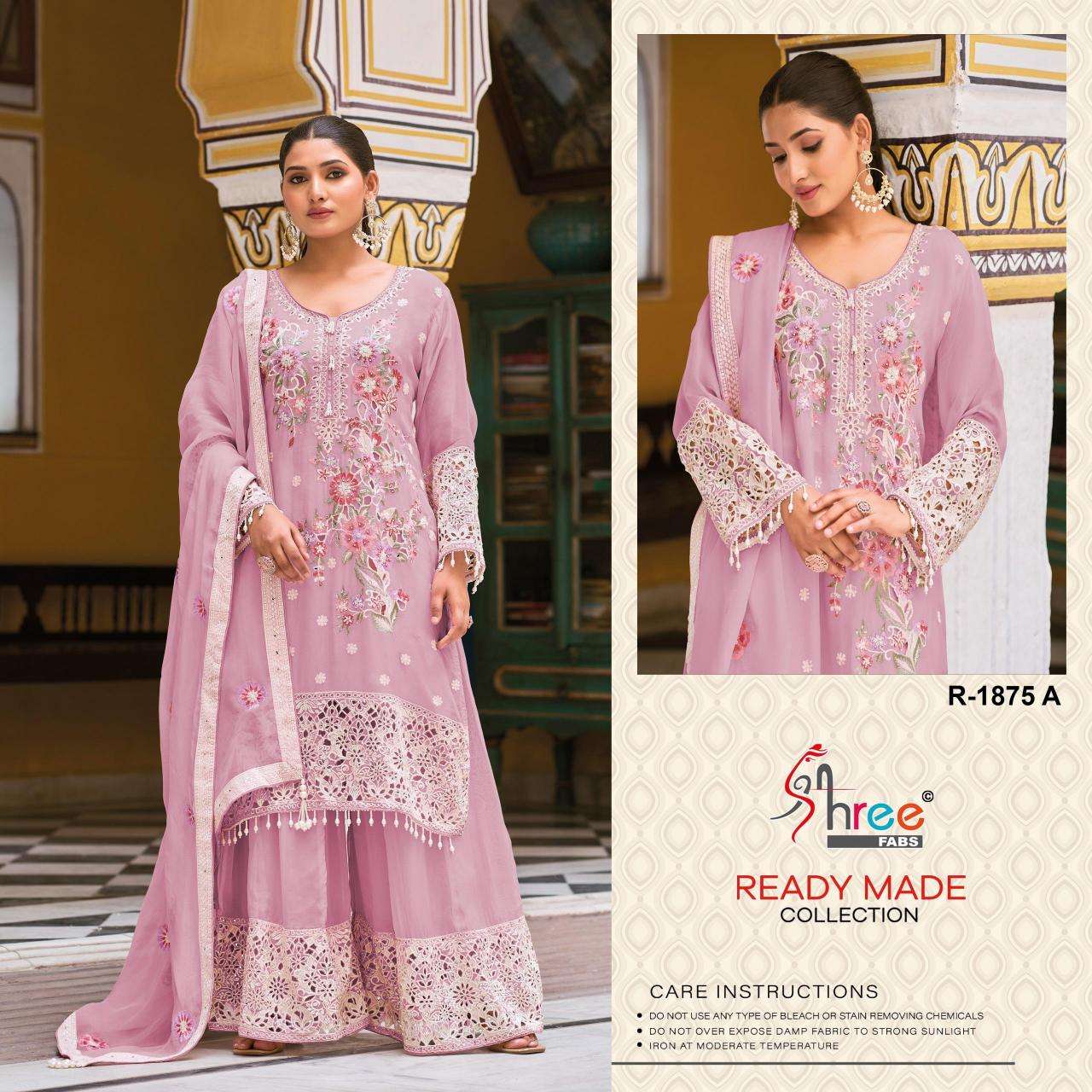Shree fab d.no-1875 Indian Wholesale Salwar Kameez
