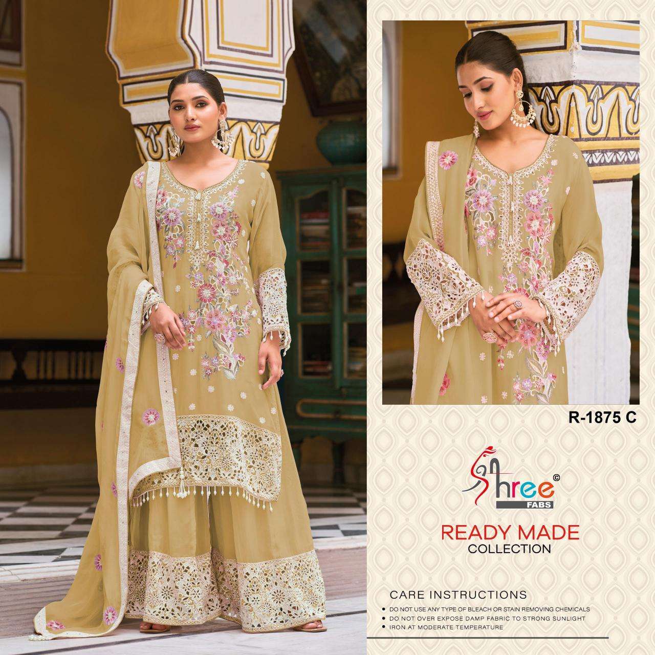 Shree fab d.no-1875 Indian Wholesale Salwar Kameez