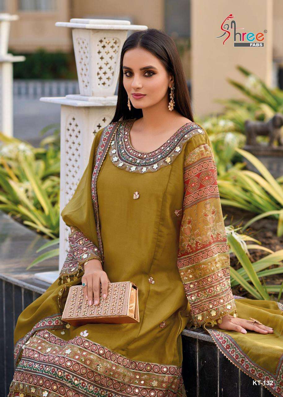 Shree fab d.no-k t 132 Bulk salwar kameez supplier