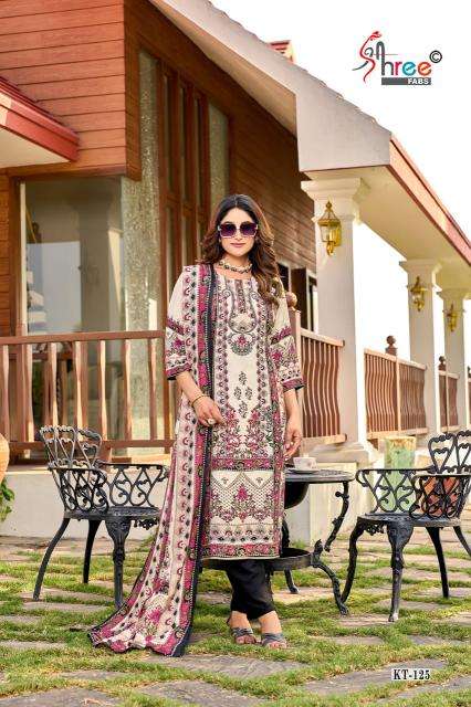 Shree fab d.no-KT-125 Dress material distributor in Hyderabad
