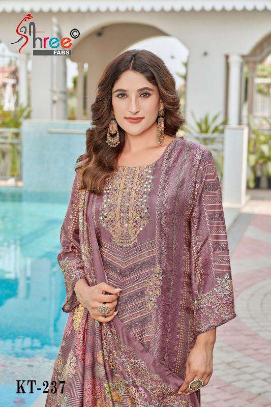 Shree fab d.no-KT-237 Dress material wholesale market in Hyderabad