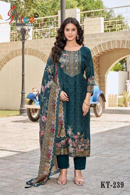 Shree fab d.no-KT-239 Dress materials wholesaler in Hyderabad