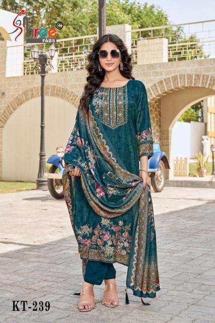 Shree fab d.no-KT-239 Dress materials wholesaler in Hyderabad