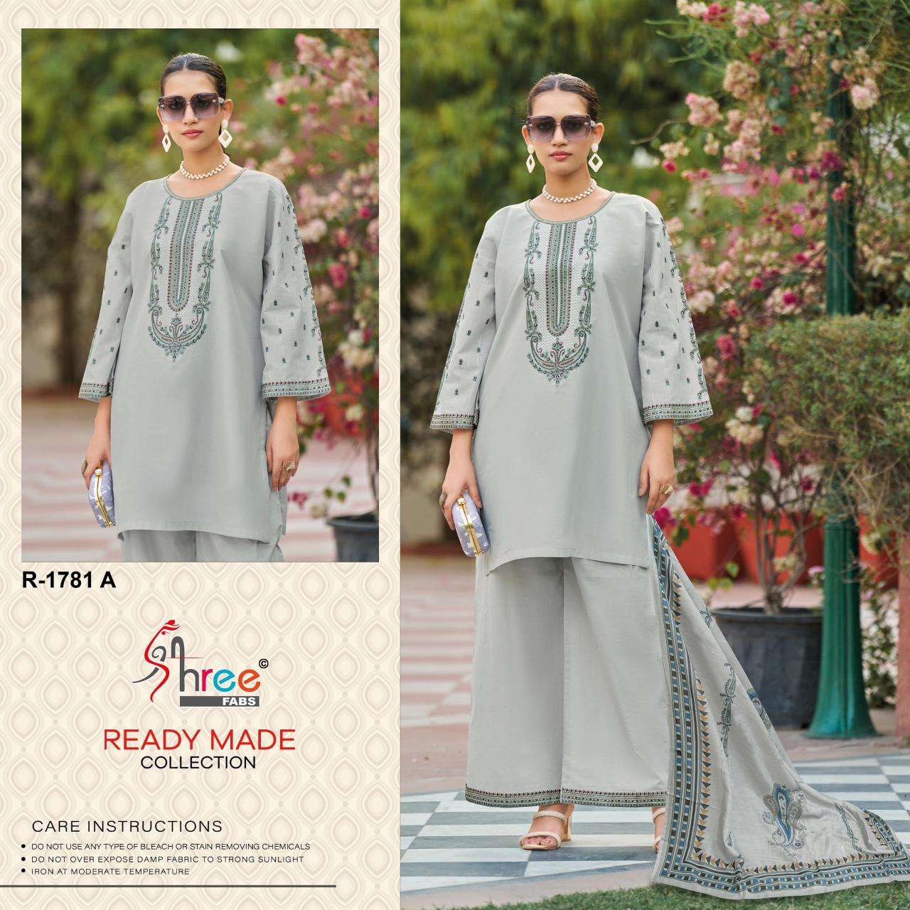 Shree fab desin 1781 readyment cottan collection 3 Kurti wholesale market in Surat