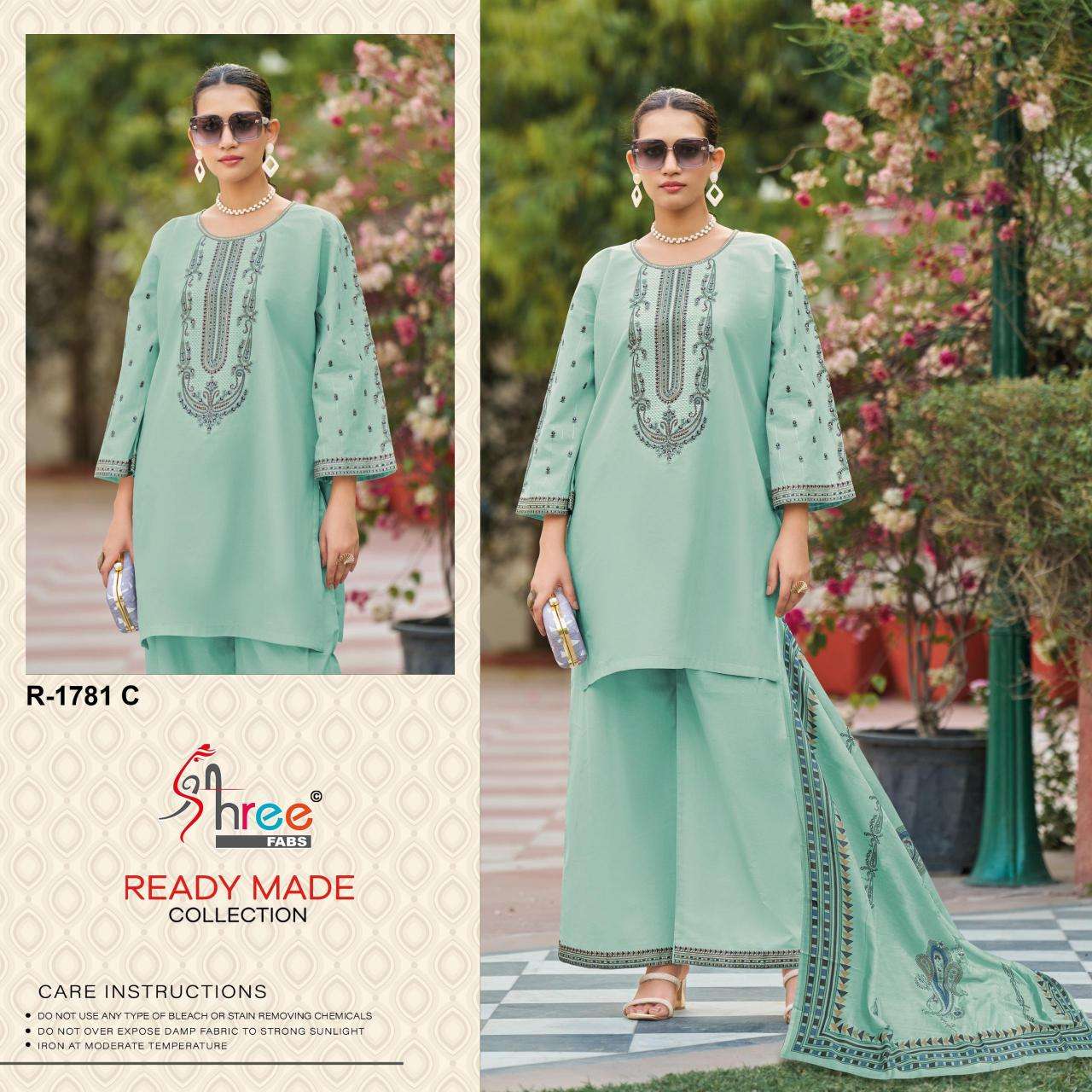 Shree fab desin 1781 readyment cottan collection 3 Kurti wholesale market in Surat