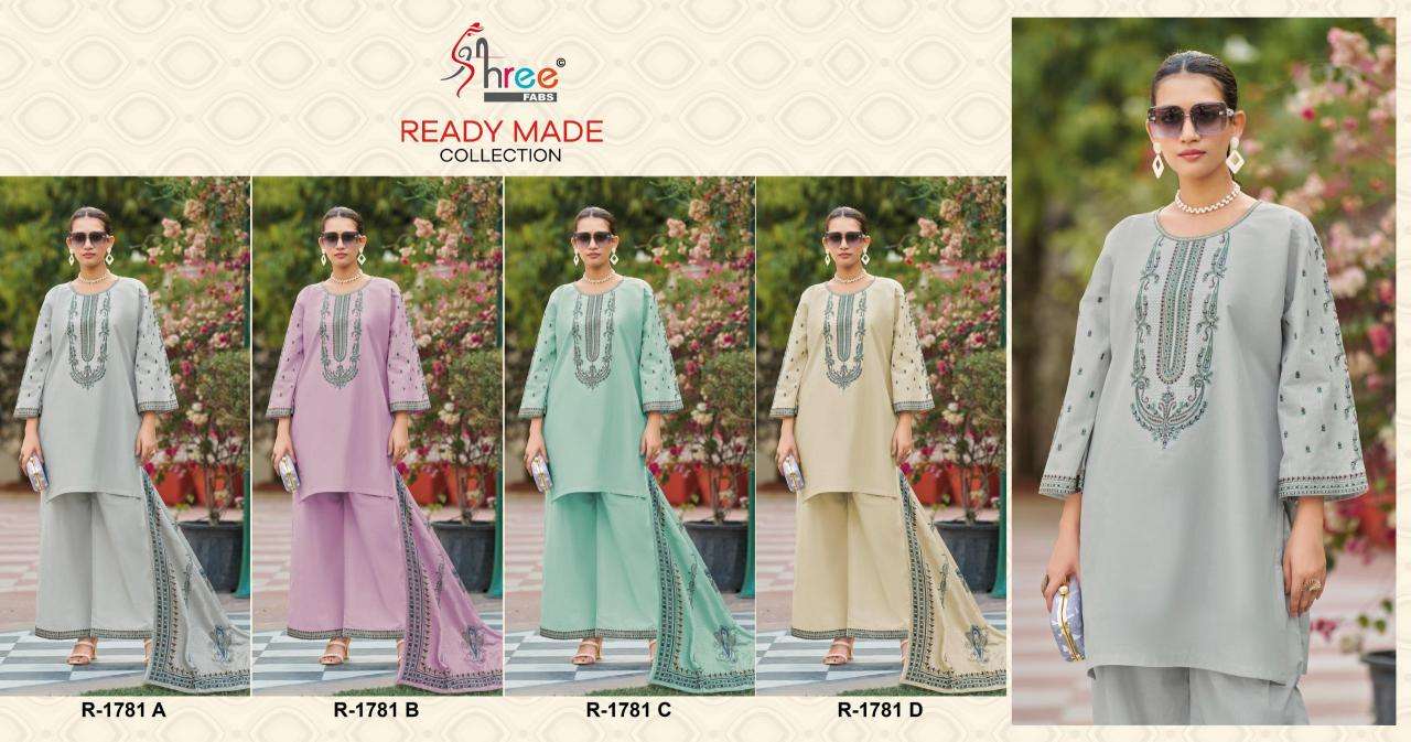 Shree fab desin 1781 readyment cottan collection 3 Kurti wholesale market in Surat