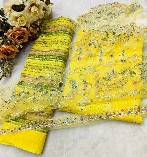 Shree fab sada bahar cutwork collection nx Ladies dress material supplier