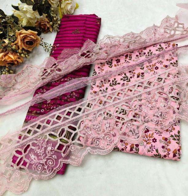 Shree fab sada bahar cutwork collection nx Ladies dress material supplier