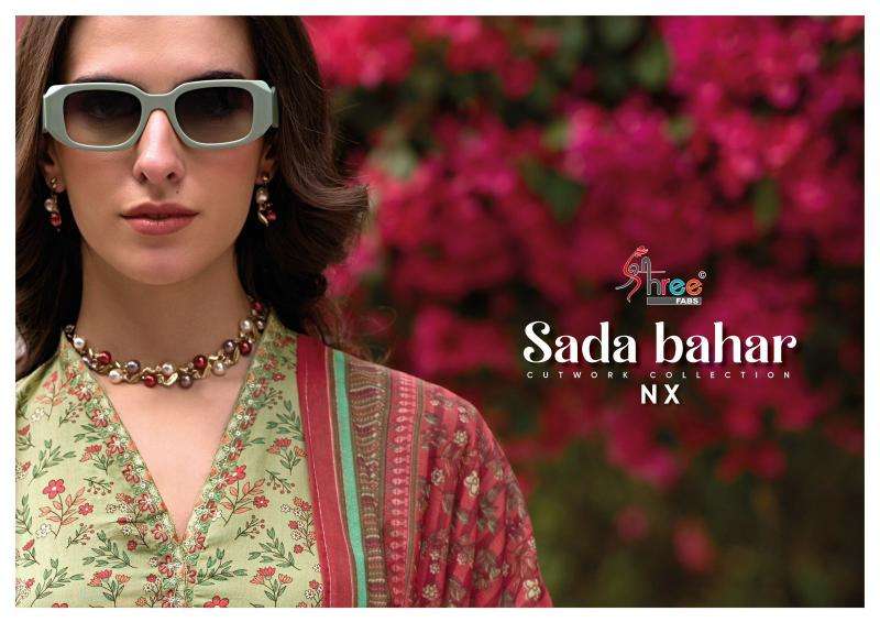 Shree fab sada bahar cutwork collection nx Ladies dress material supplier