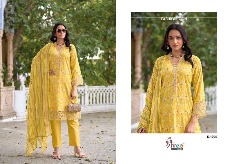 Shree fab sada bahar cutwork collection nx Ladies dress material supplier