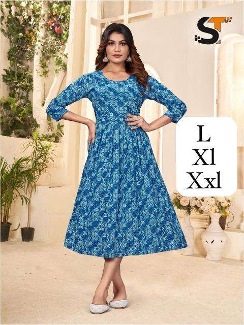 Shree salasar full flair Cotton Kurtis supplier in Ahmedabad