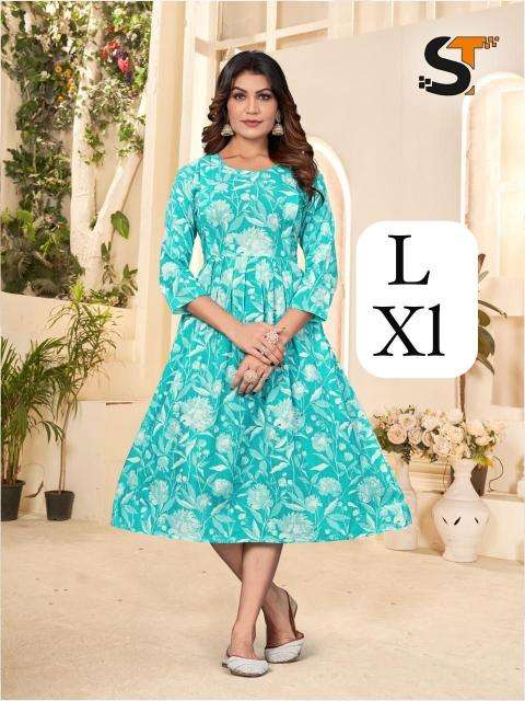 Shree salasar full flair Cotton Kurtis supplier in Ahmedabad