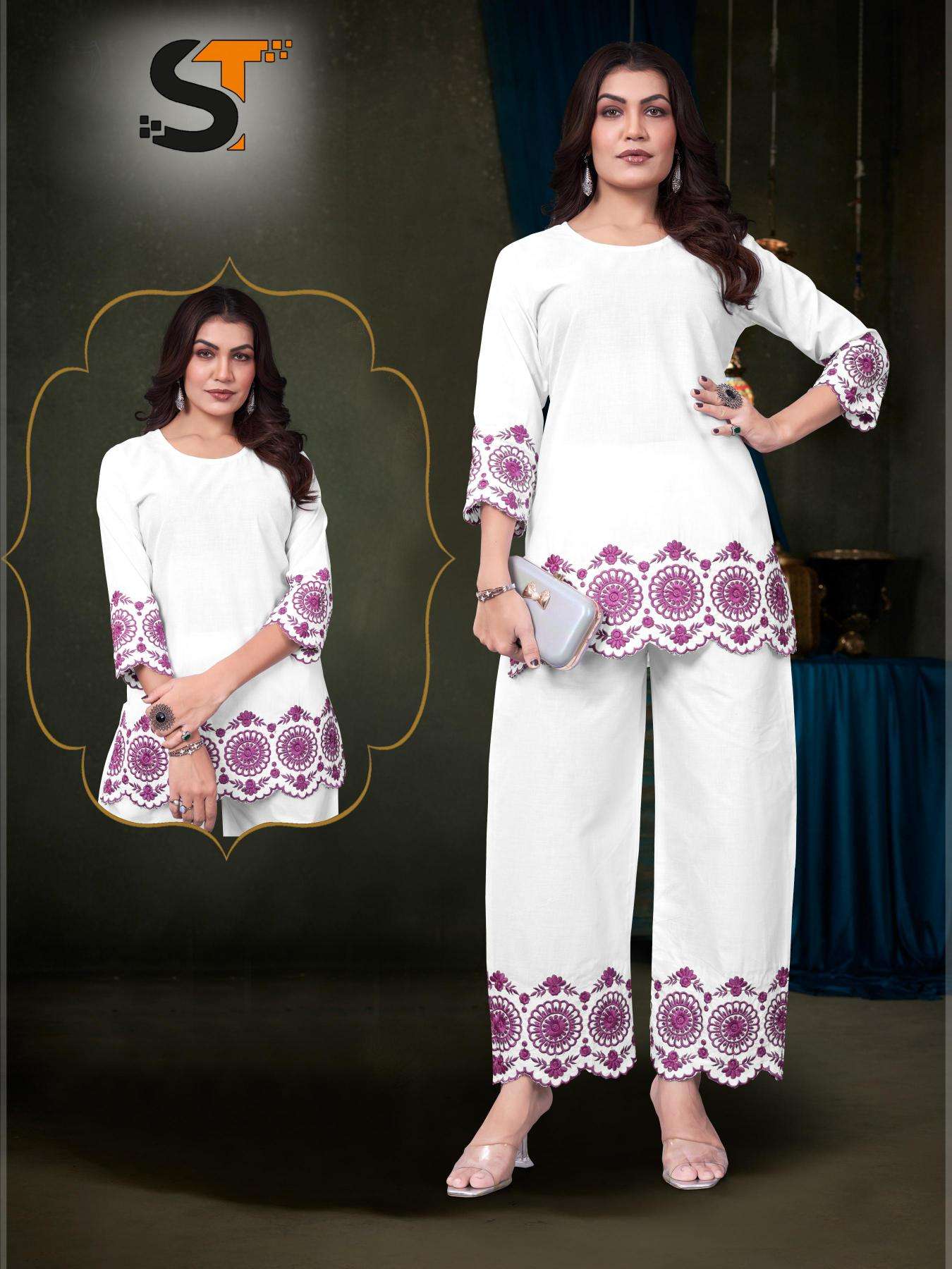 Shree salasar heavy cotton coord set Wholesale Kurtis in Gujarat