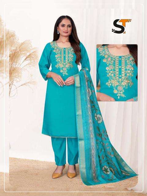 Shree salasar heavy roman silk 3 indian kurti for Women
