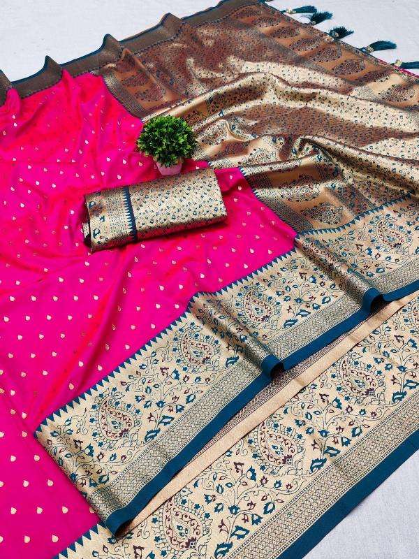 Shriya soft silk zari weawing rich pallu Bridal sarees wholesale Bangalore