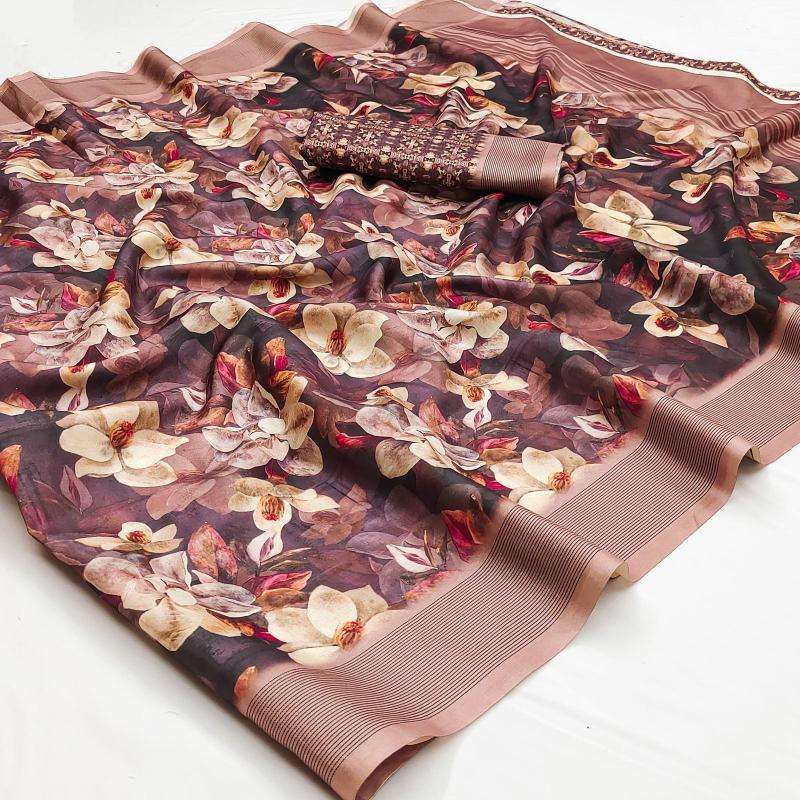 Soft manipuri silk with printed Saree manufacturers in Mumbai