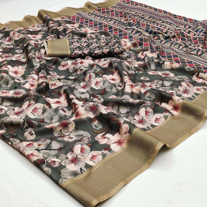 Soft manipuri silk with printed Saree manufacturers in Mumbai