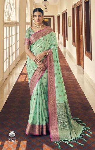 Soft silk Nx-152 with beautiful gold zari Surat saree wholesale online
