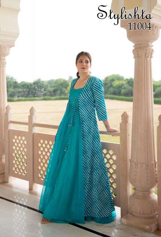 Stylishta super hit design flair gown Kurti exporter in Bangalore