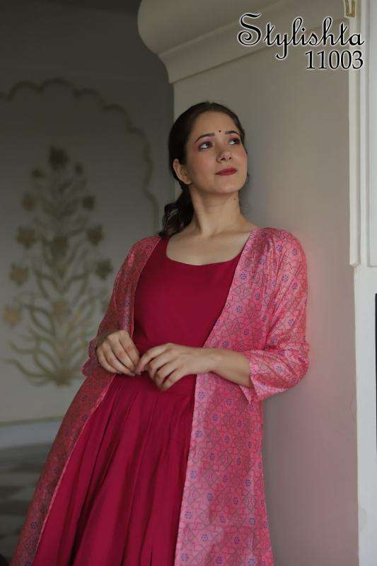 Stylishta super hit design flair gown Kurti exporter in Bangalore