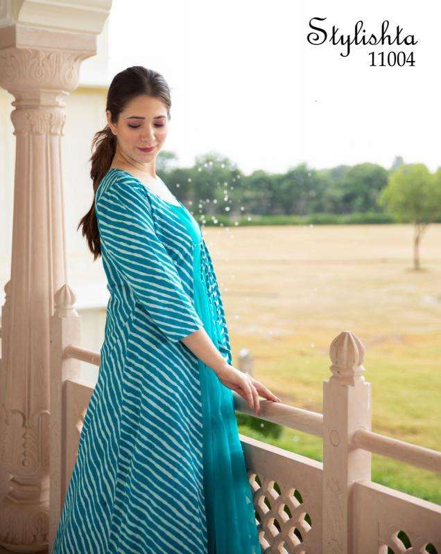 Stylishta super hit design flair gown Kurti exporter in Bangalore