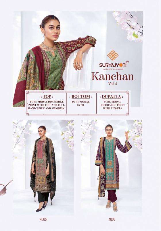 Suryajyoti kanchan vol-04 Kolkata dress material wholesale market