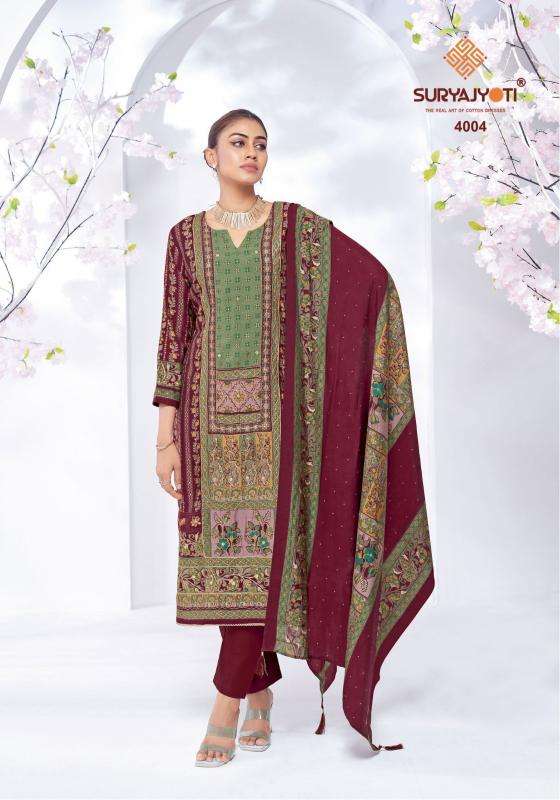 Suryajyoti kanchan vol-04 Kolkata dress material wholesale market