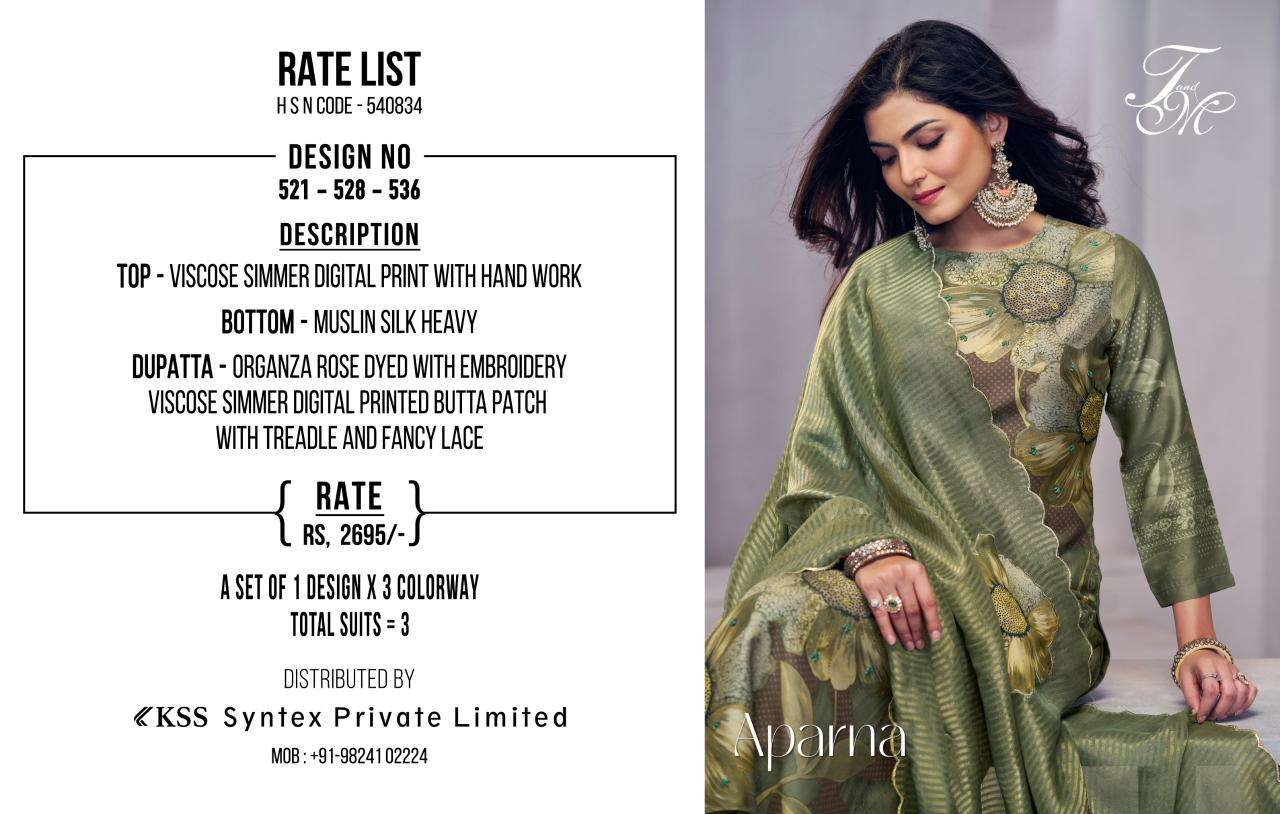 T&M APARNA Wholesale dress material market in Mumbai