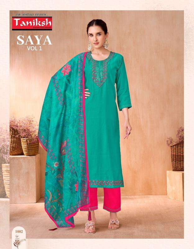 Taniksh saya vol 1 Kurti wholesale market