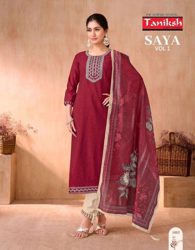 Taniksh saya vol 1 Kurti wholesale market