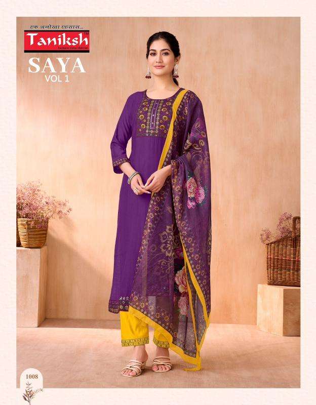 Taniksh saya vol 1 Kurti wholesale market