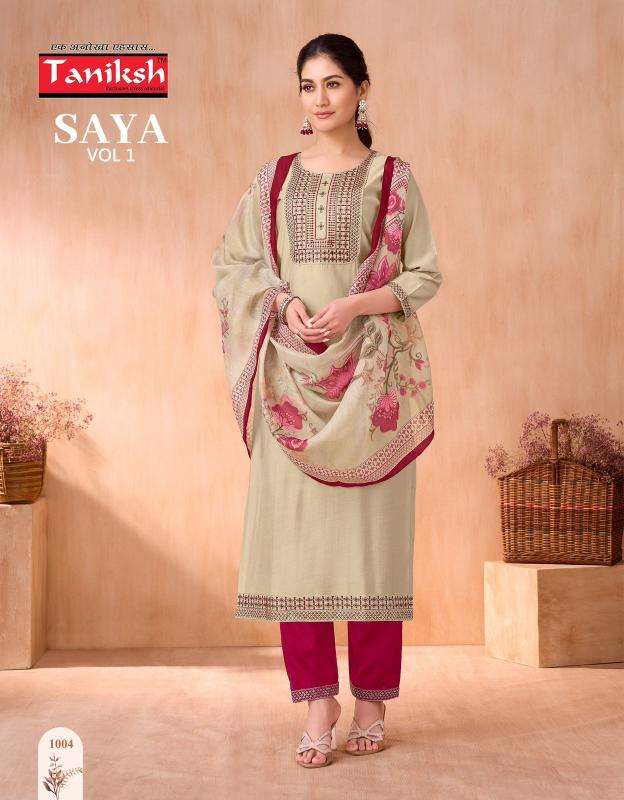 Taniksh saya vol 1 Kurti wholesale market