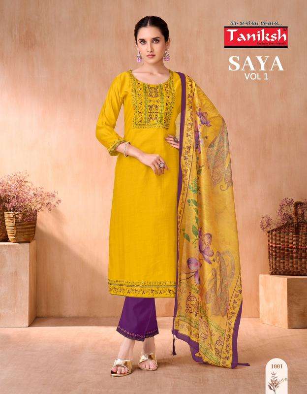 Taniksh saya vol 1 Kurti wholesale market