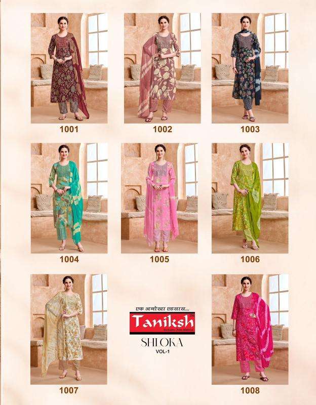 Taniksh shloka vol 1 Wholesale Kurtis in Chennai