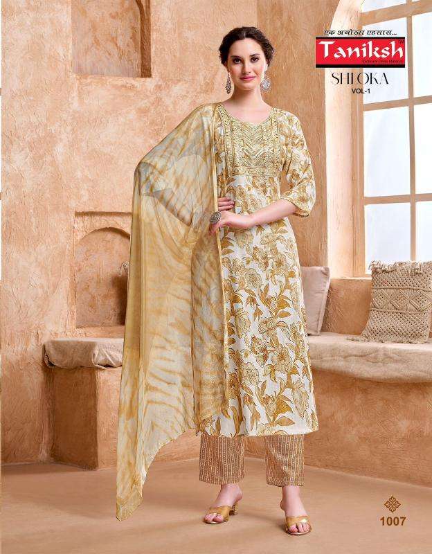 Taniksh shloka vol 1 Wholesale Kurtis in Chennai