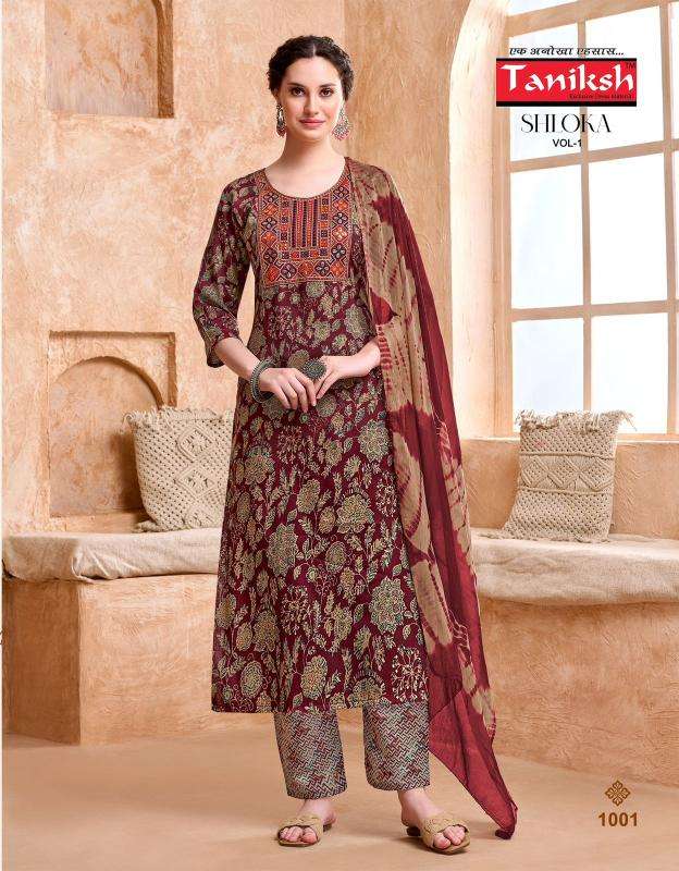 Taniksh shloka vol 1 Wholesale Kurtis in Chennai