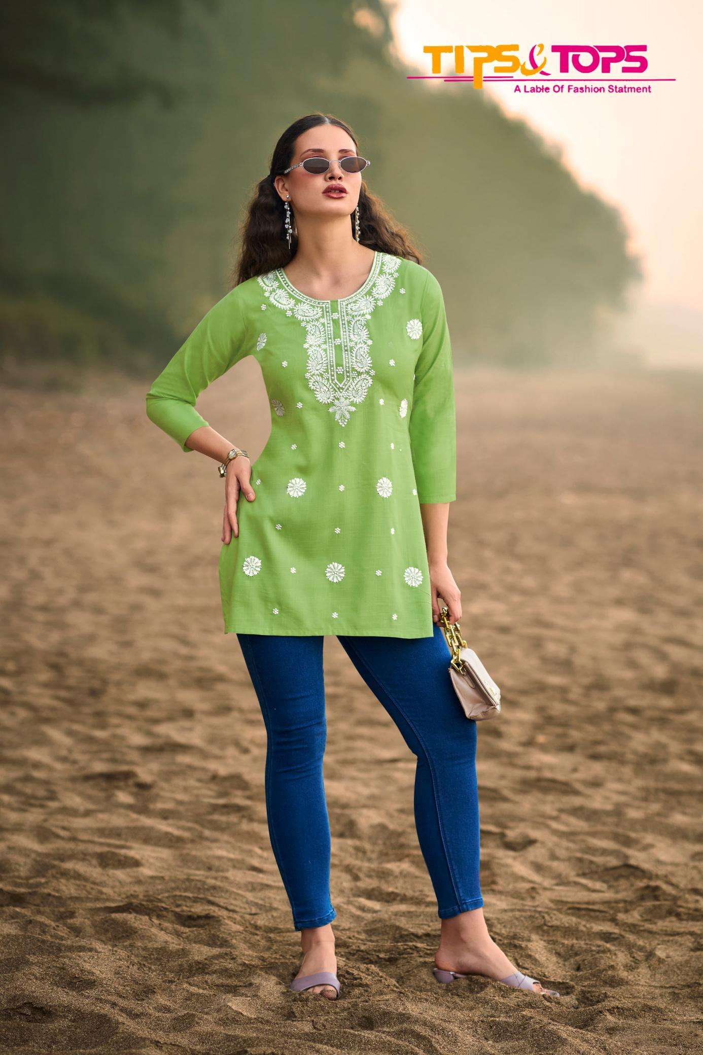 Tips & tops colors vol 6 Wholesale Kurtis manufacturers in Mumbai