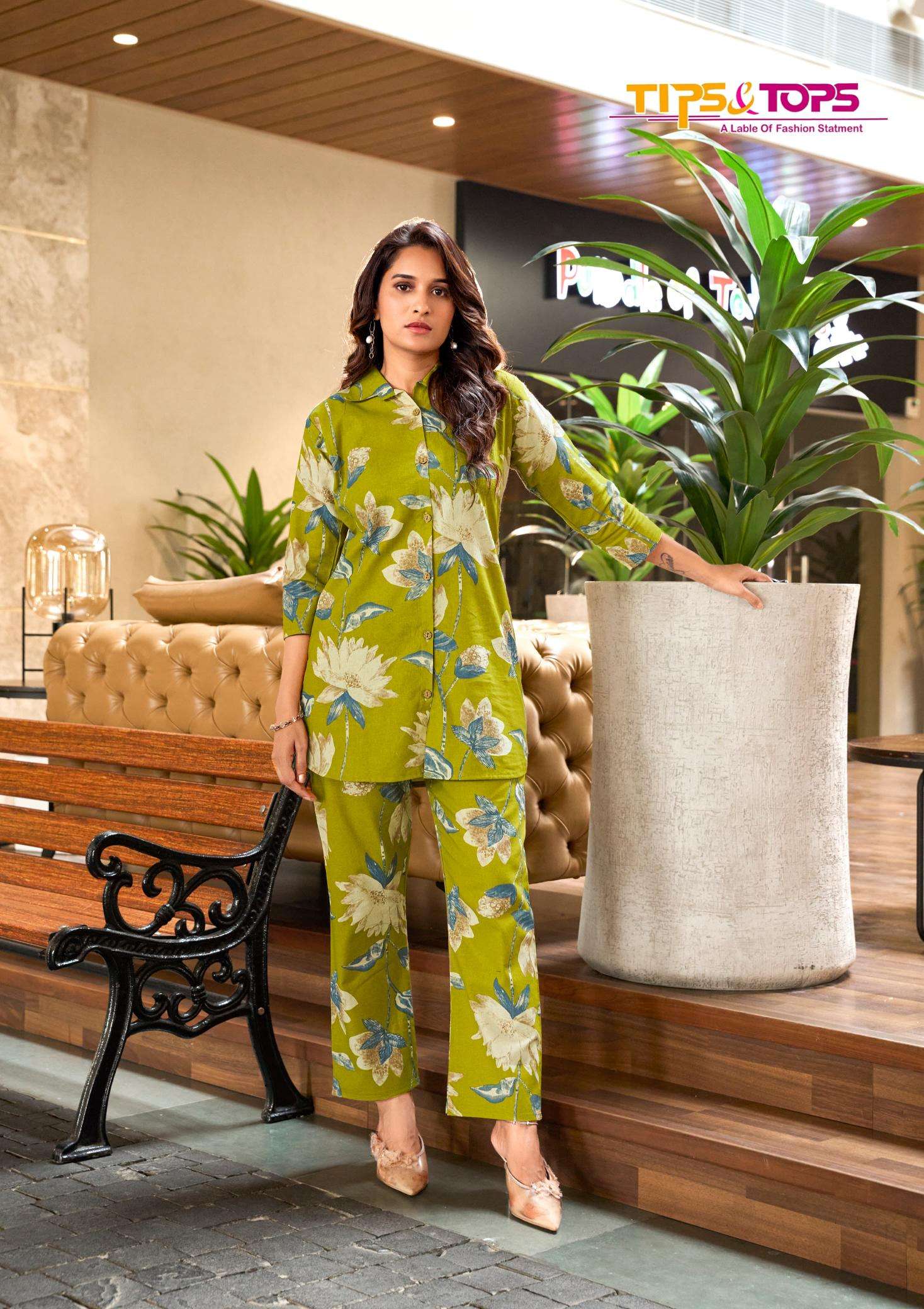 Tips & tops cotton beats vol 3 coord set Kurti Manufacturers in Delhi