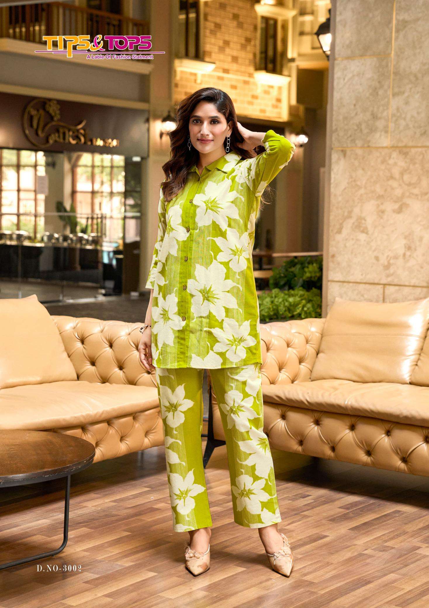 Tips & tops cotton beats vol 3 coord set Kurti Manufacturers in Delhi