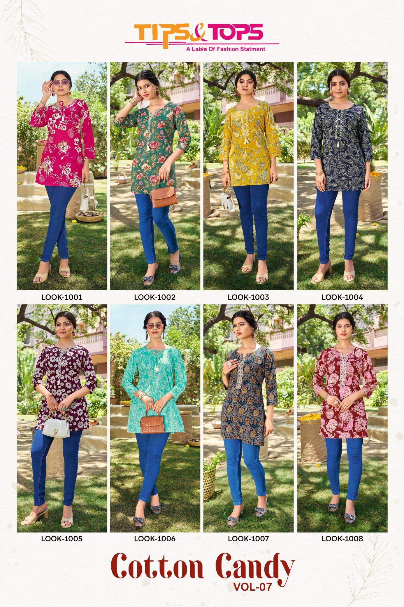 Tips & tops cotton candy vol 7 Kurti suppliers in Gujarat