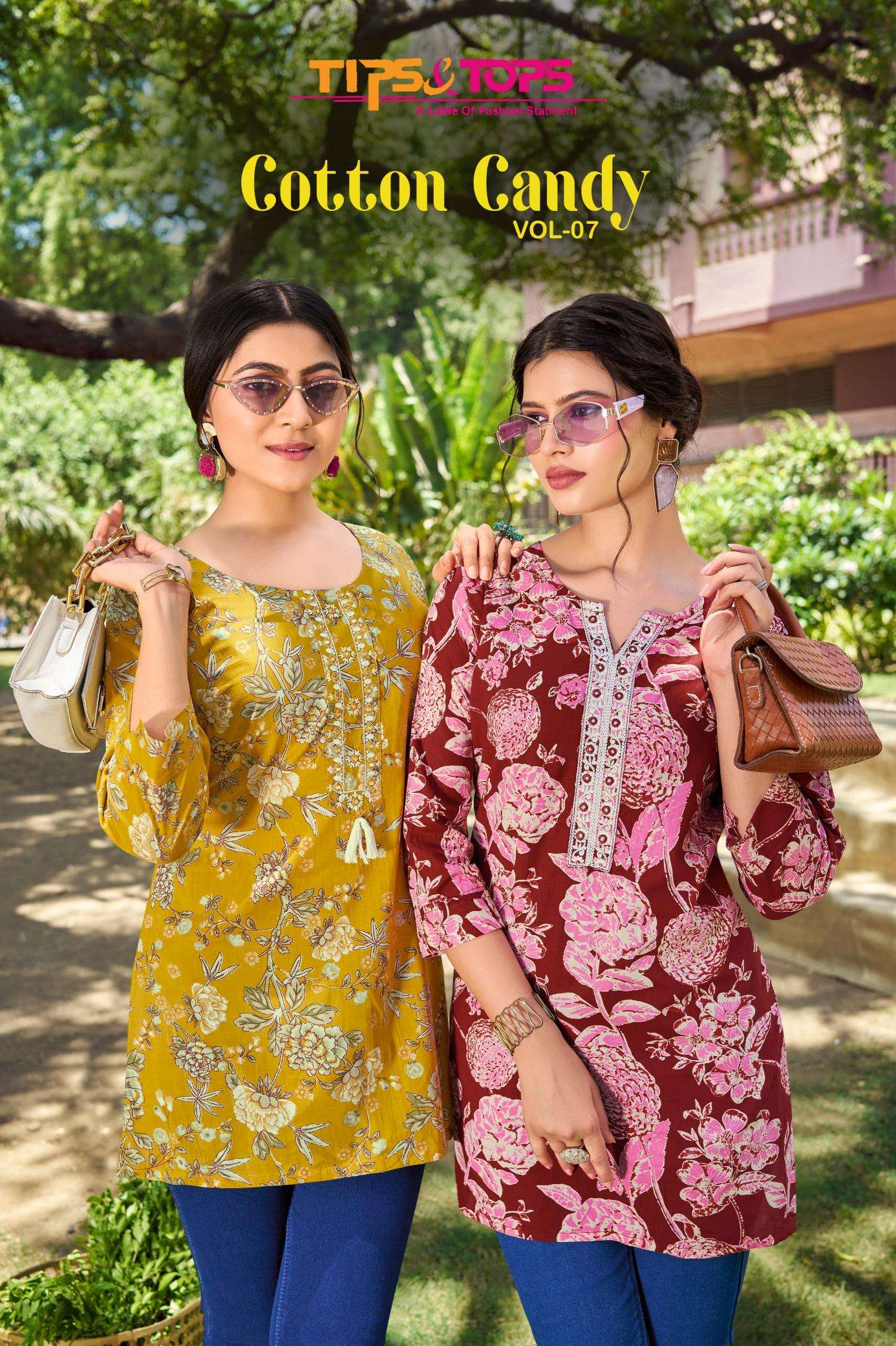 Tips & tops cotton candy vol 7 Kurti suppliers in Gujarat