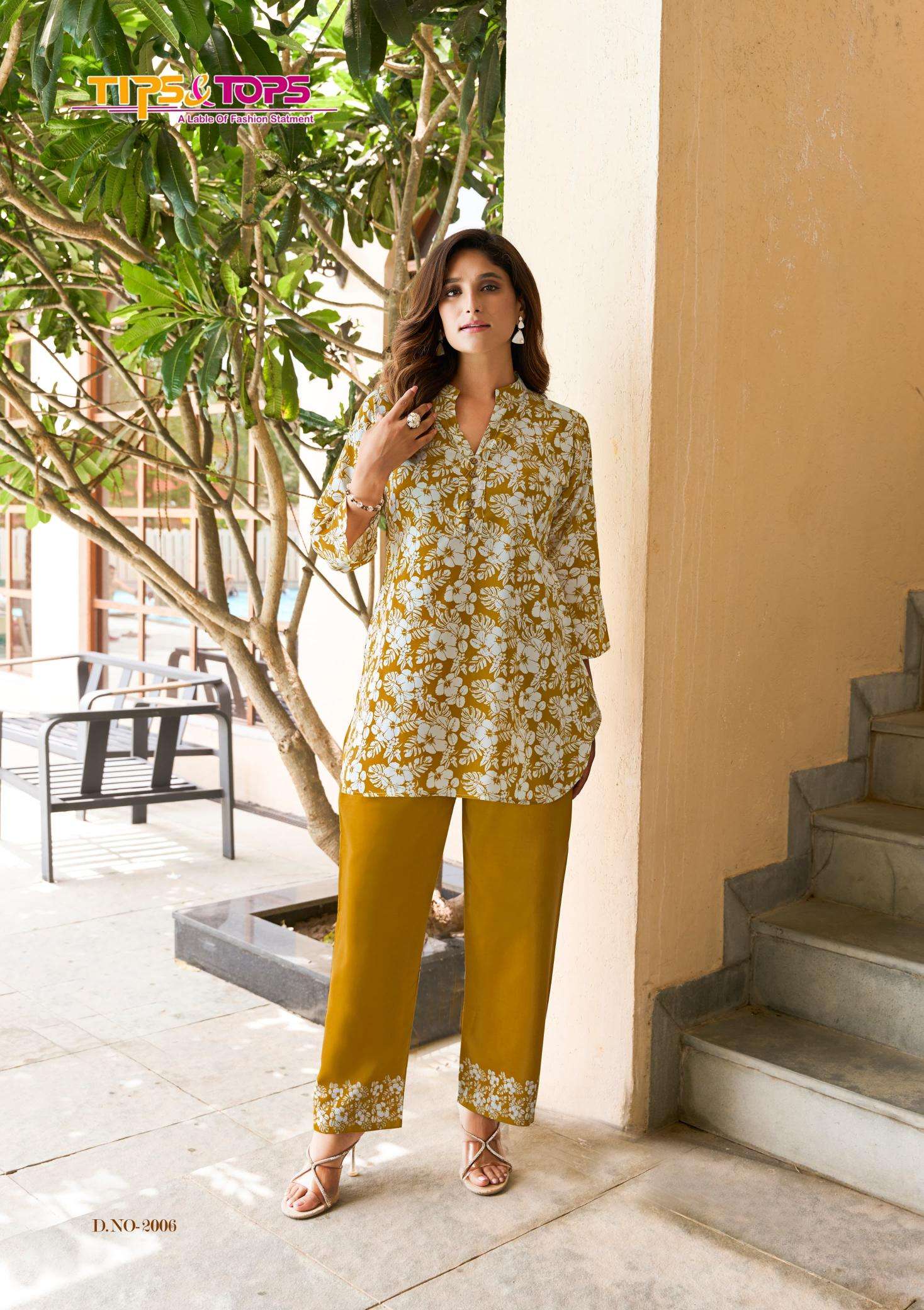 Tips & tops summer beauty vol 2 Party wear Kurti suppliers in Vadodara