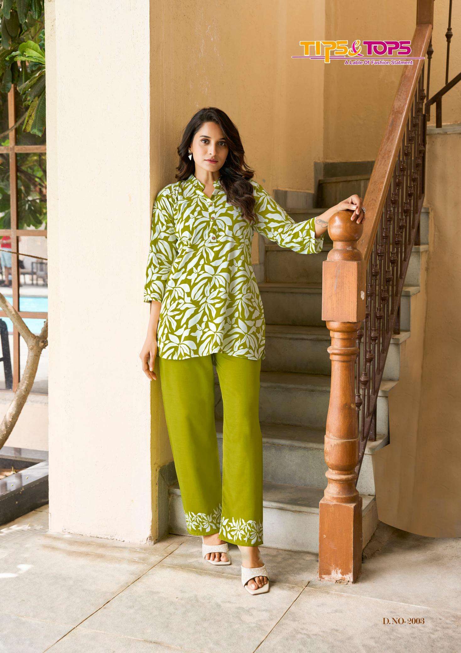 Tips & tops summer beauty vol 2 Party wear Kurti suppliers in Vadodara