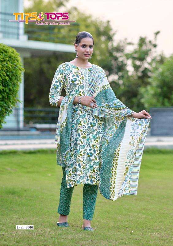Tips & tops summer saga vol 2 Kurtis manufacturer in Ahmedabad