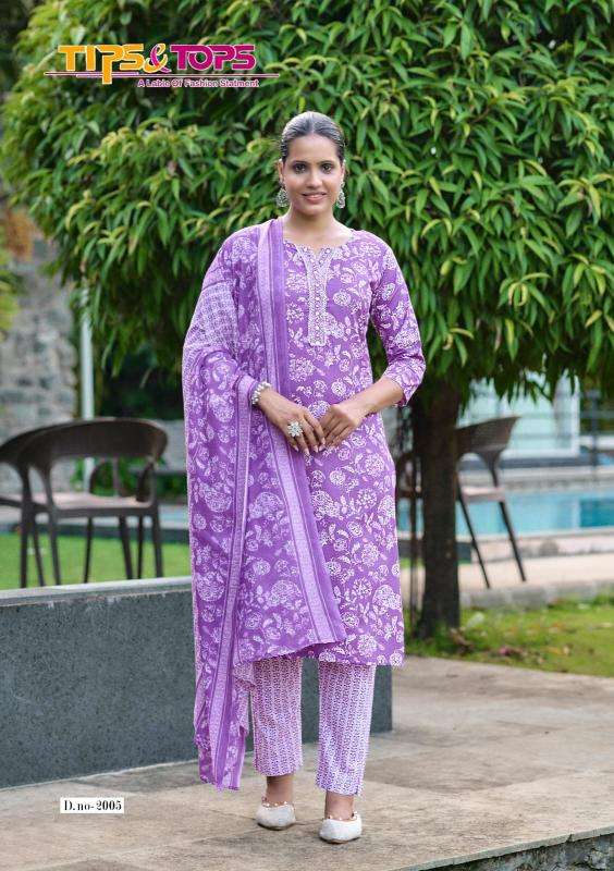 Tips & tops summer saga vol 2 Kurtis manufacturer in Ahmedabad