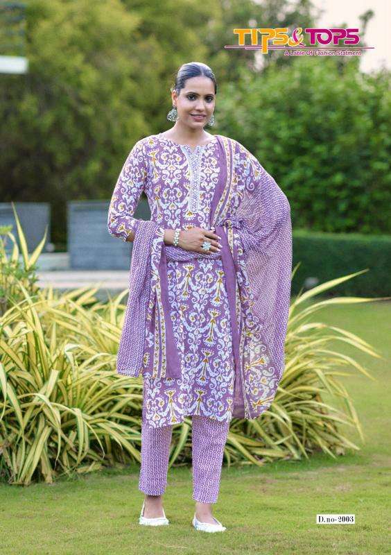 Tips & tops summer saga vol 2 Kurtis manufacturer in Ahmedabad