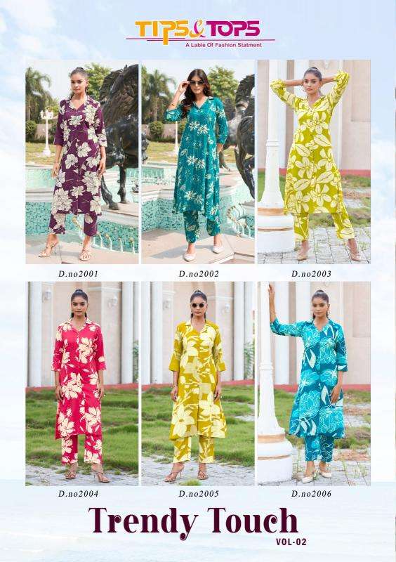 Tips & tops trendy touch vol 2 Kurti importers in Hyderabad